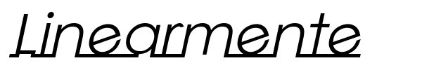 Linearmente font preview